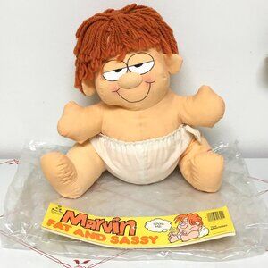 1983 "Baby Marvin" Stuffed Doll - From Comic Strip